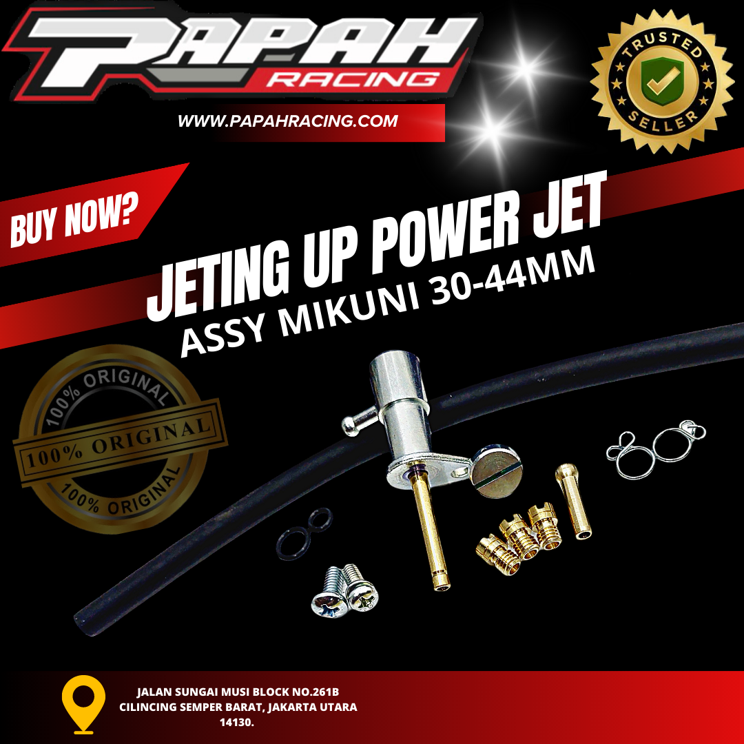JETING UP POWER JET POWERJET ASSY MIKUNI 30-44MM